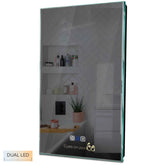 Specchio LED Verticale | Pulsanti touch | Funzione anti-appannamento | Temperatura di colore regolabile - Reyze Serie Motivated Modello 8